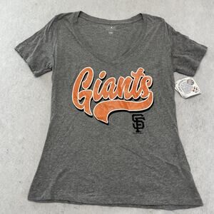 Campus Lifestyle Women's San Francisco Giants Shirt L Glitter Gray